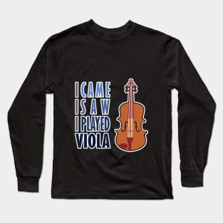Funny Viola Long Sleeve T-Shirt